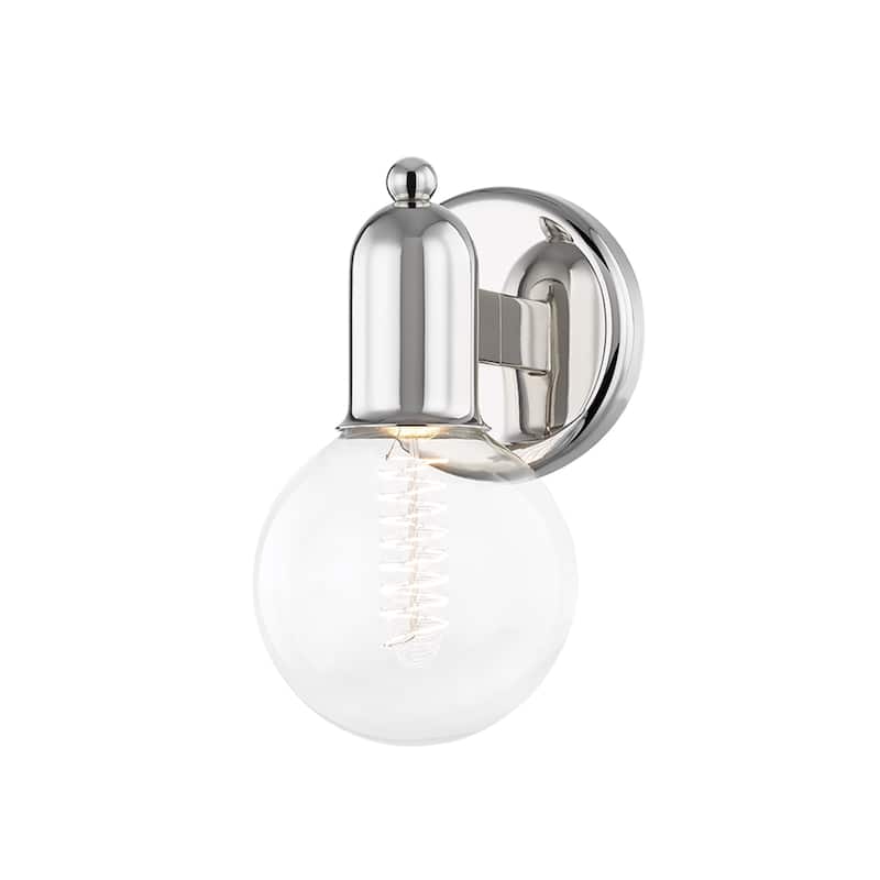 Mitzi by Hudson Valley Bryce Bath Bracket - 1 Light - Polished Nickel