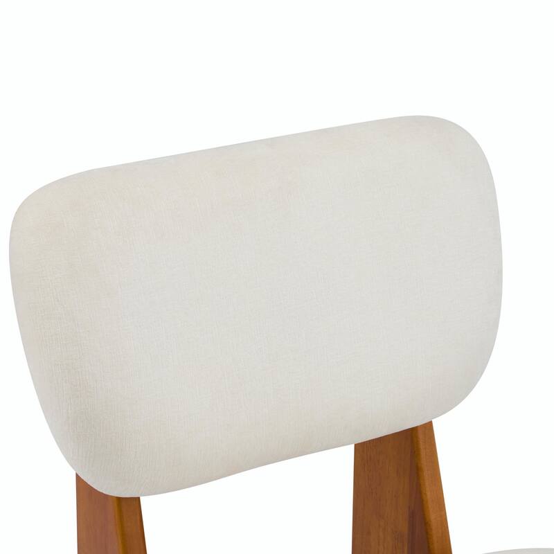 Minimalist Accent Chairs Set - Wood Frame