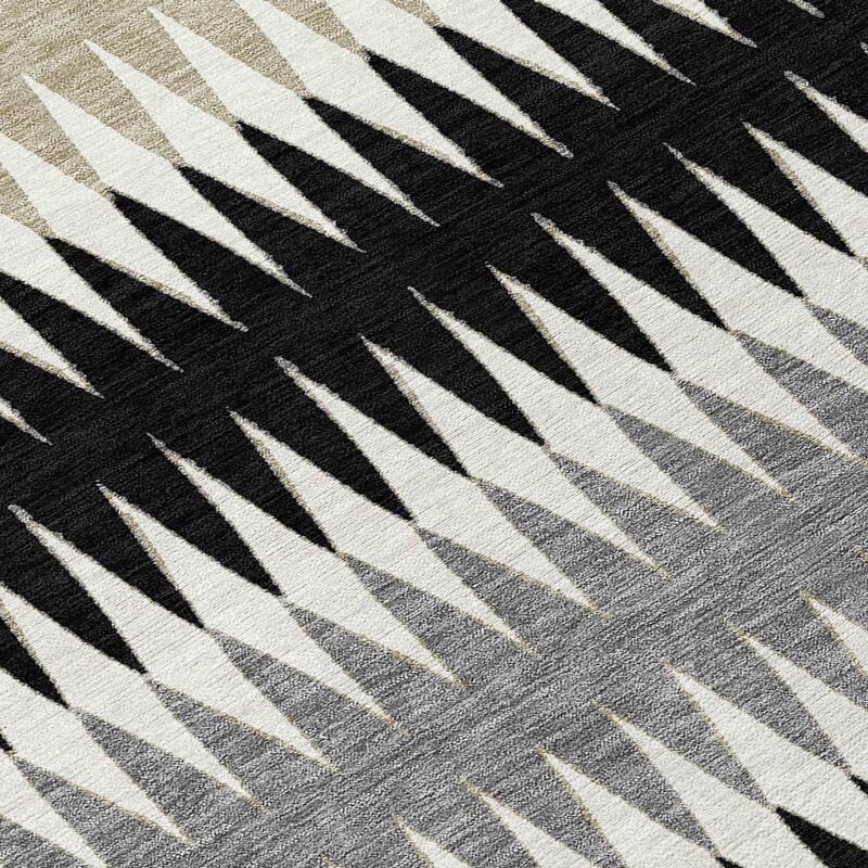 Machine Washable Indoor/ Outdoor Chantille Contemporary Rug