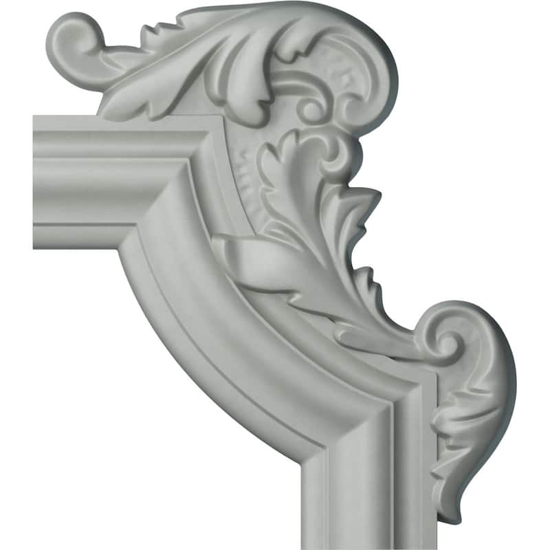 13 1/4"W x 10 5/8"H x 1 1/8"P Pompeii Panel Moulding Corner, Left (matches moulding PML02X00PO) - 2-Pack - Right