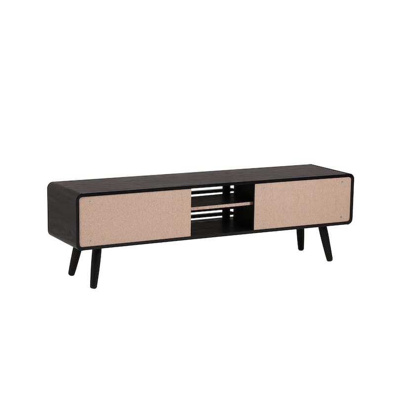 NPD Furniture Wilson 58 Inch Slat Low TV Stand