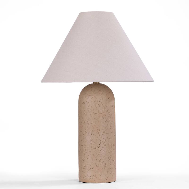 2-Pack 26"H Ceramic Accent Table Lamp with Linen Shade