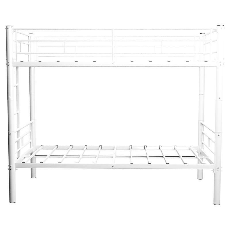 Twin Over Twin Metal Bunk Bed for Kids Boys Girls