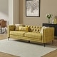 preview thumbnail 47 of 58, HULALA HOME Calymne 84" Modern Square Arms Sofa with Button-Tufted Back
