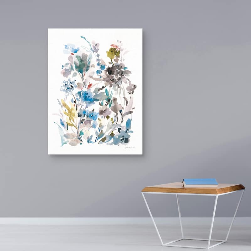 Breezy Florals II Colorful by Danhui Nai Canvas Art Print