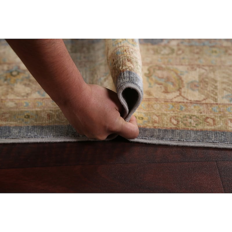 Traditional Vegetable Dye Oushak Turkish Area Rug Wool Hand-knotted - 5'9" x 7'9"
