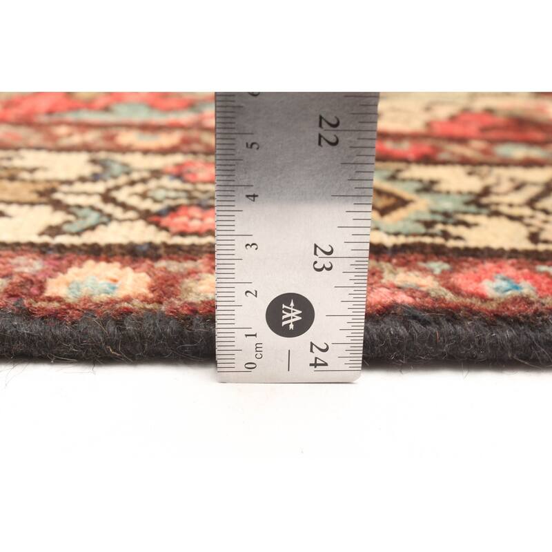 ECARPETGALLERY Hand-knotted Andelz Red Wool Rug - 4'5 x 8'2