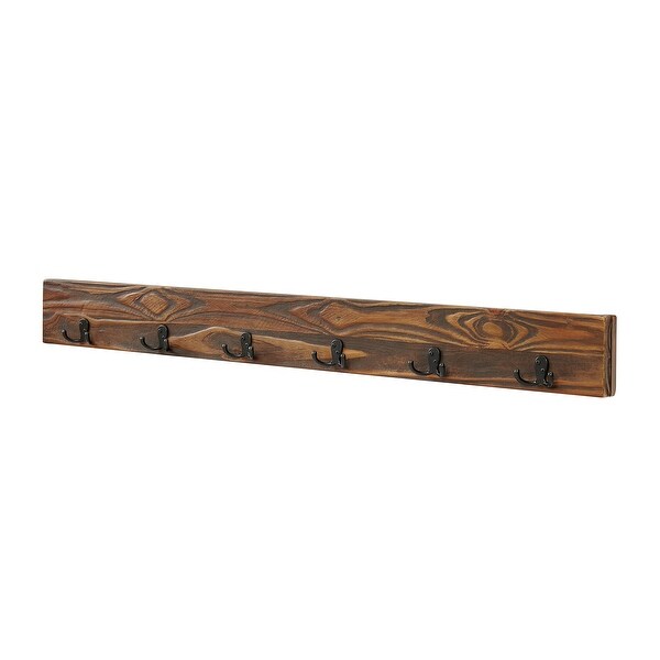Carbon Loft Lawrence 48 inch Reclaimed Wood Wall Coat Hook On