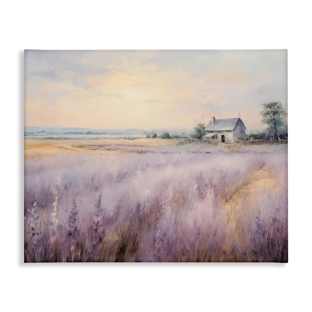 Stupell Lavender Farm Fields Canvas Wall Art Design By Arlington Prints