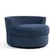 preview thumbnail 79 of 80, Upholstered Accent Swivel Barrel Armchair Club Chair with Pillows