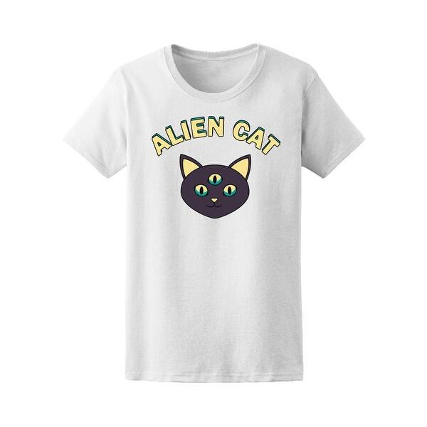 Shop Cute Three Eyes Alien Cat Tee Men S Image By Shutterstock