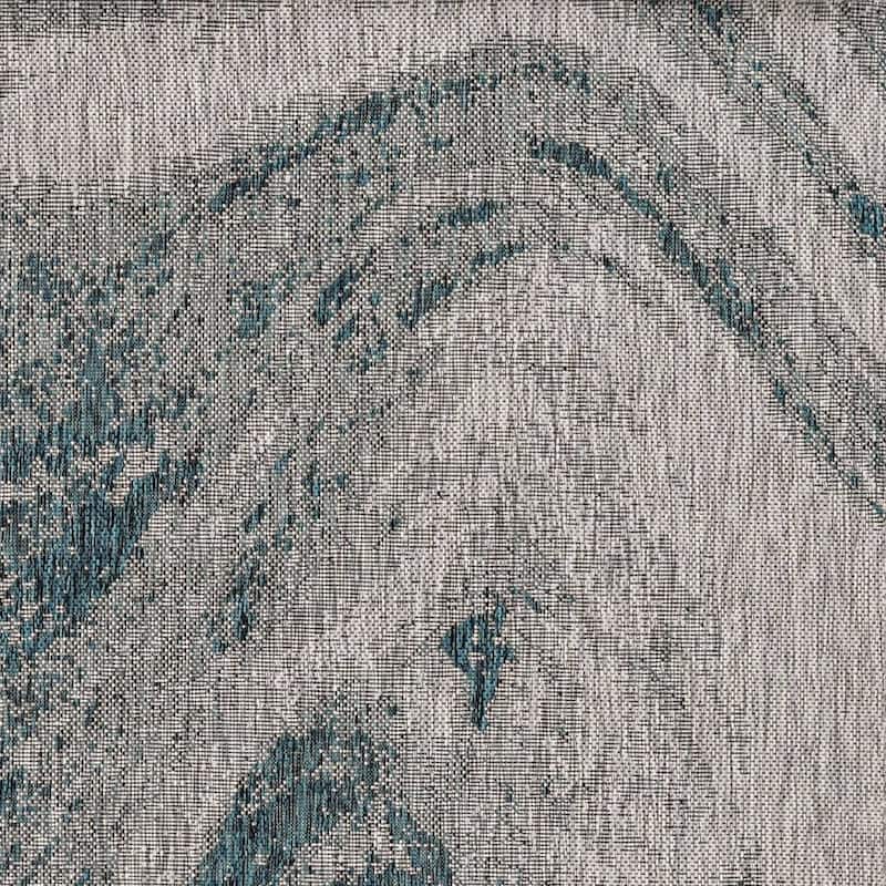 Cave Unique Abstract Weather Resistant Current & Stylish Outdoor Rug