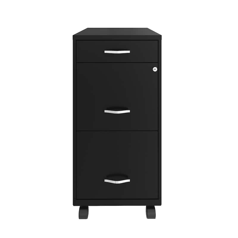 Space Solutions 18" Deep 3 Drawer Metal File Cabinet