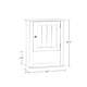 preview thumbnail 6 of 7, RiverRidge Ashland Single Door Bathroom and Laundry Wall Mount Storage Medicine Cabinet