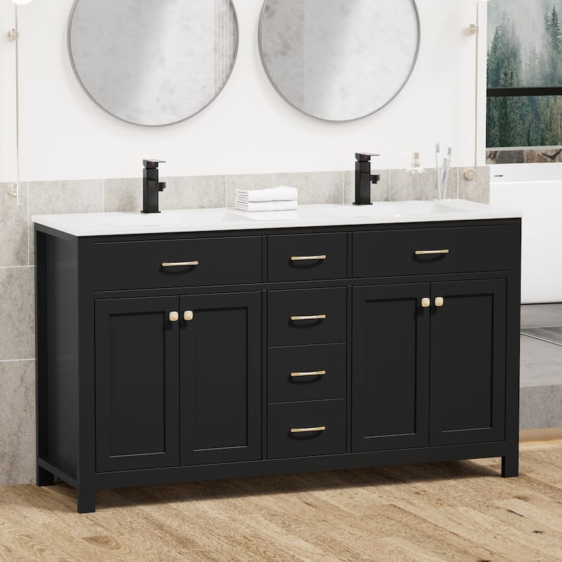 Sink Bathroom Vanity with Counter Top Set