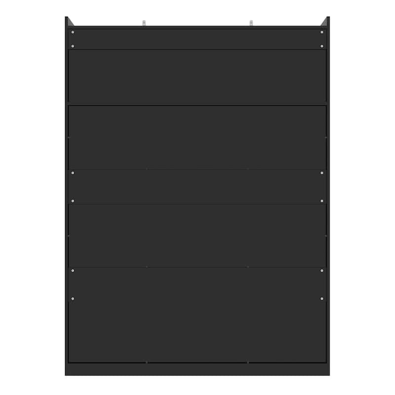 85.2''H Hall Tree with Bench and 3 Hooks, Modern Entryway Storage Organizer Cabinet with 4 Doors,1 Drawer and Adjustable Shelves
