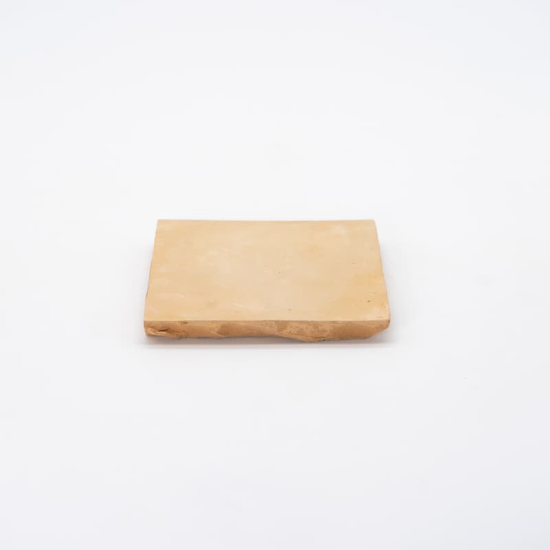 Handmade 4x4-in Moroccan Mosaic Solid Color inSand