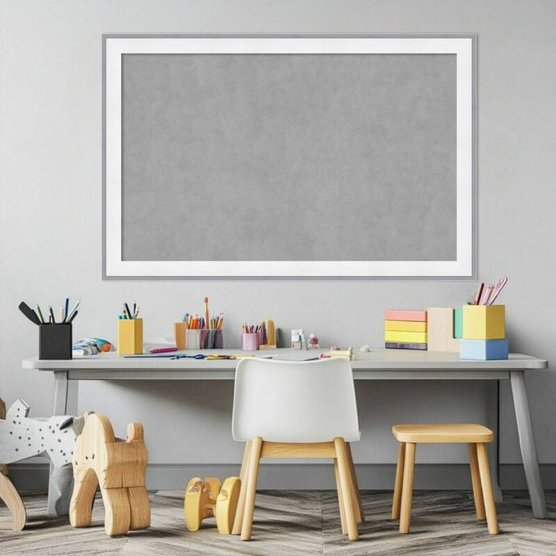 Amanti Art Maya Espresso Silver Framed