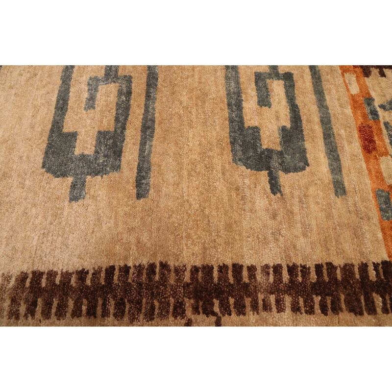 ECARPETGALLERY Hand-knotted Kathmandu Beige Wool Rug - 9'3 x 11'10