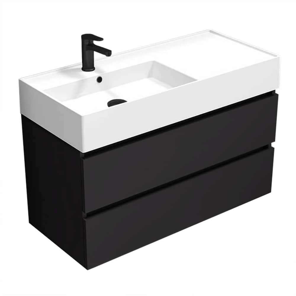 Nameeks Block-4018-W Block 40" Wall Mounted Single Basin Vanity Set