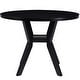 preview thumbnail 12 of 15, 42" Solid Wood Dining Table
