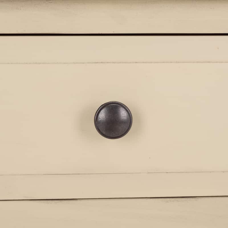 SAFAVIEH Helma Distressed Black Drawer Storage Side Table - 15" x 11.8" x 27.6" - 15"W x 12"D x 26"H