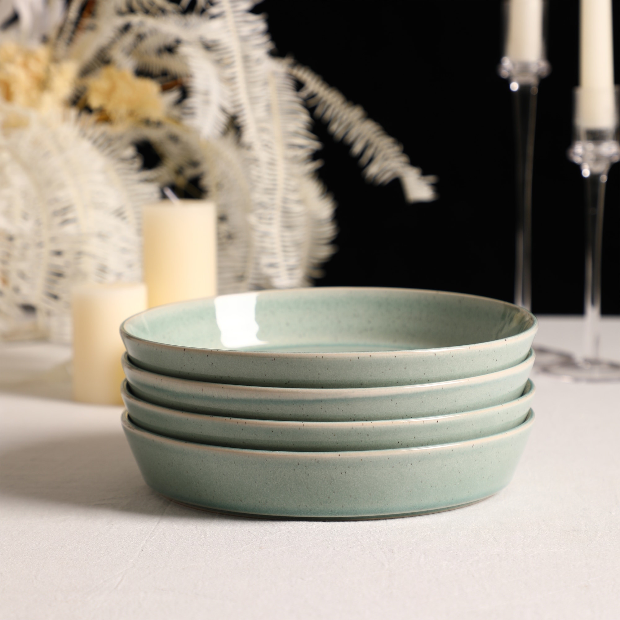 Stone Lain Claire Stoneware Pasta Bowl Set