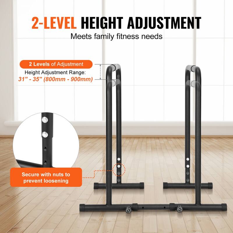 Dip Bar Parallel Bars for Strength Training Home Gym