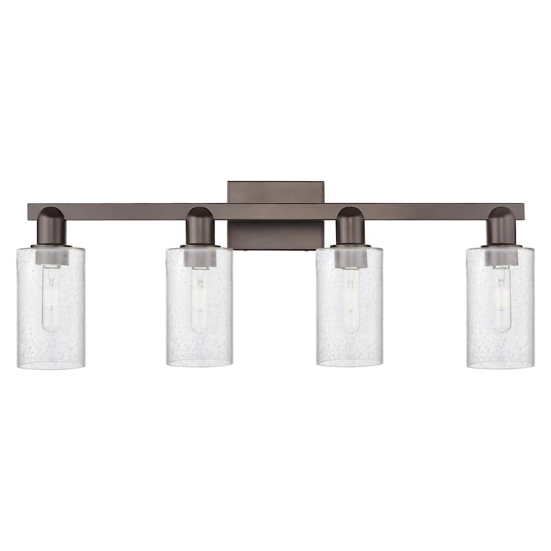 Innovations Lighting 716-4W-11-31 Clymer Vanity Clymer 4 Light 31" - Oil Rubbed Bronze / Seedy