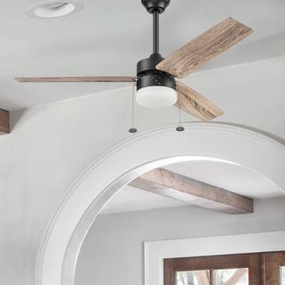 48" Prominence Home Reston Indoor Ceiling Fan, Bronze - 48