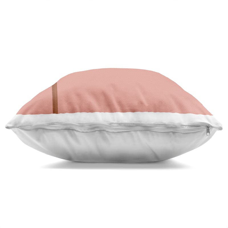 Stupell Be Kind Phrase on Flag Decorative Printed Throw Pillow Design by Sarah Hickman