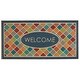 preview thumbnail 10 of 22, Mohawk Home Crosshatch Tile Welcome Entryway Door Mat - 2' x 4' Multi