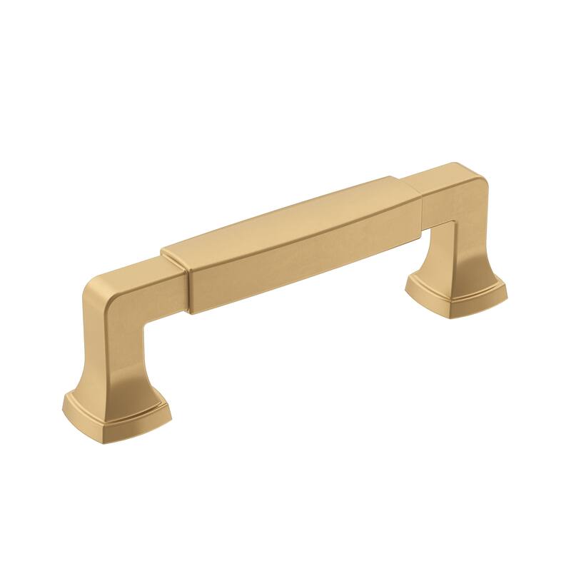 Amerock Stature Cabinet and Furniture Pull - 3-3/4 in (96 mm) Center-to-Center - Champagne Bronze