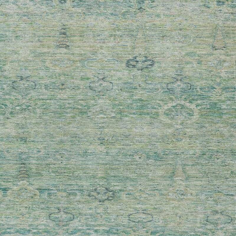 HomeRoots Oriental Traditional Rectangle Outdoor Rug