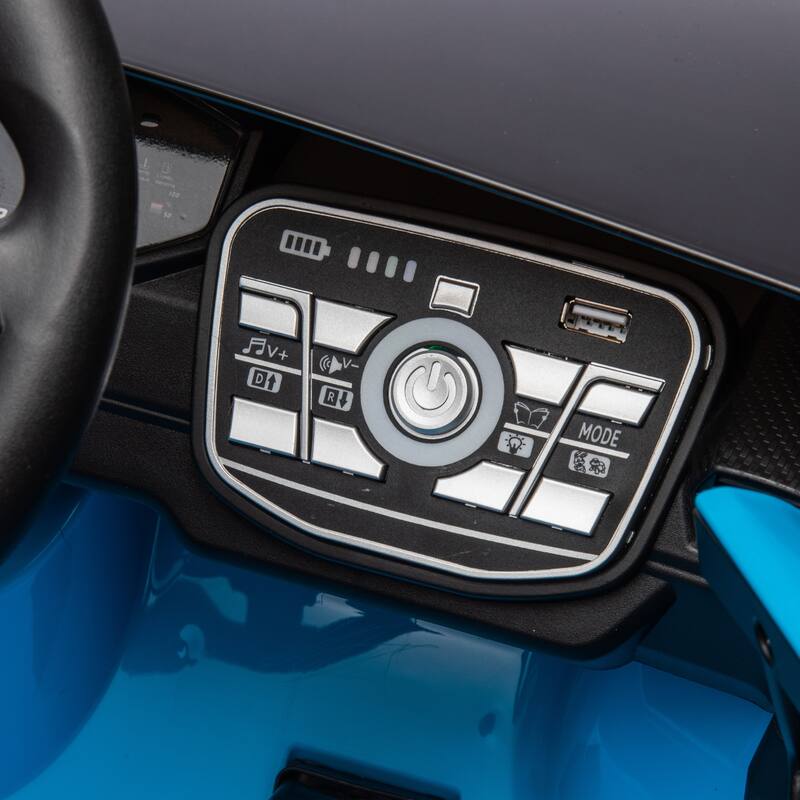 24V Licensed Lamborghini Ride-On Car for Kids with Drift Mode, Bluetooth Music, LED Lights, Remote Control -Electric Toy Vehicle
