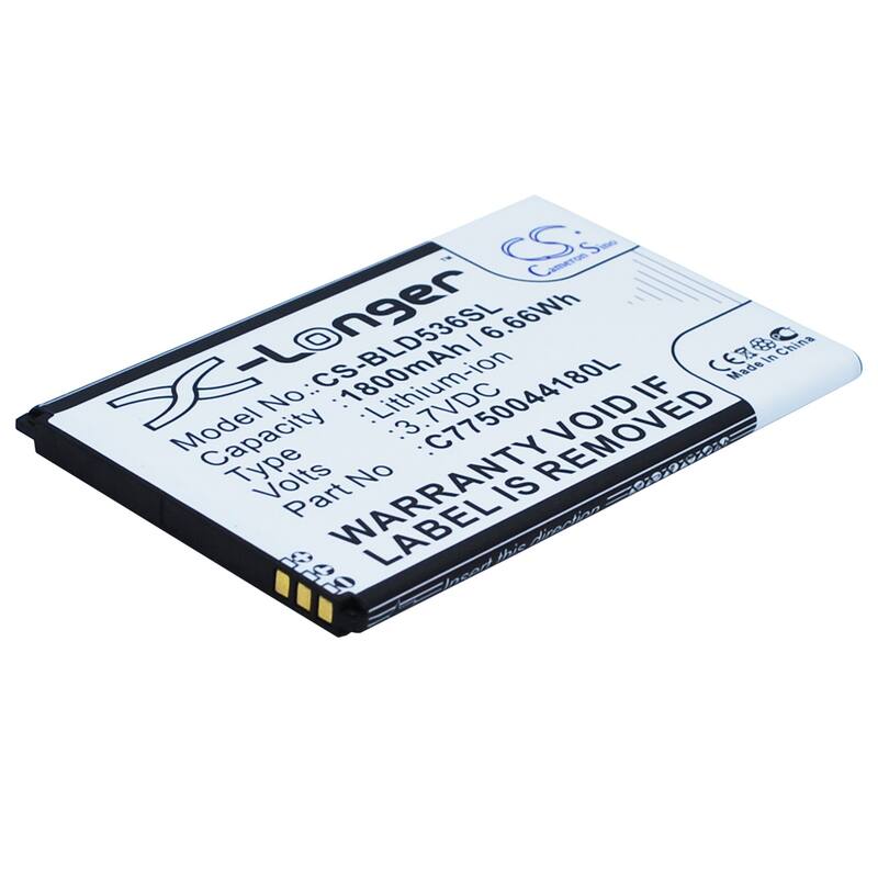 Battery for BLU D030 D030L D030U D030UX D536 D536L D536X Dash M C775004180L - Black