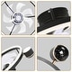 preview thumbnail 7 of 20, Bella Depot 3-Light Flush Mount Ceiling Fan with Dimmable LED Light and Remote APP Control for Children