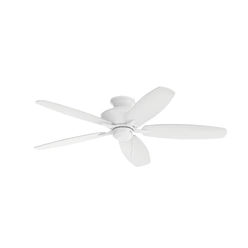Kichler Renew Patio 52 inch Ceiling Fan Matte White with Reversible Blades