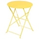 preview thumbnail 4 of 11, 3pc Metal Folding Bistro Set, Weather-Resistant Outdoor/Indoor Conversation Set for Patio, Yard, Garden