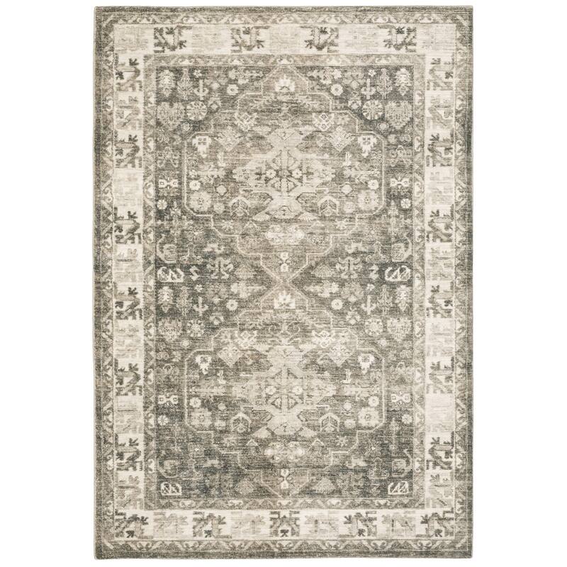 Vista Home Stellan Double Medallion Area Rug - 2' x 8' - Runner/Rectangle