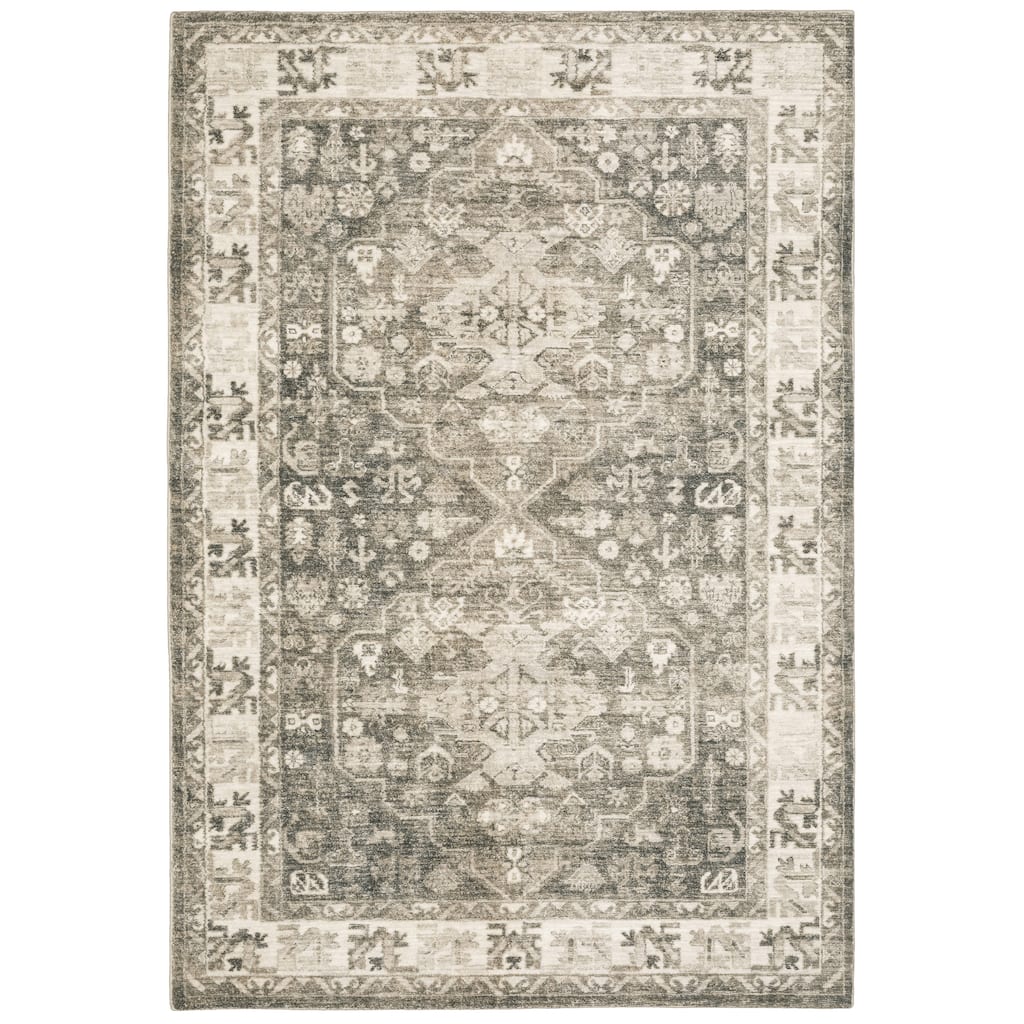 Vista Home Stellan Double Medallion Area Rug