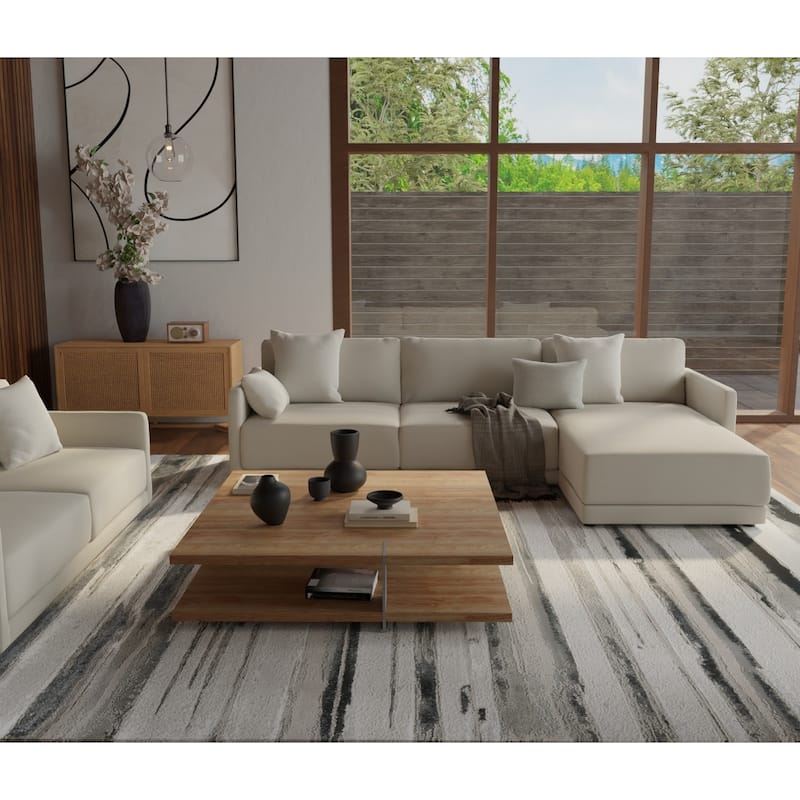 Orin R3049 Abstract Modern Area Rug