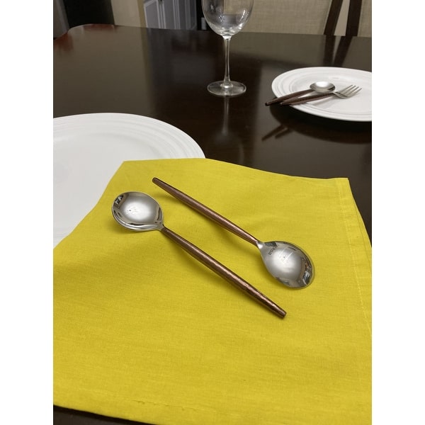 slide 2 of 4, Stainless Steel Soup spoons Set of 6 Pieces