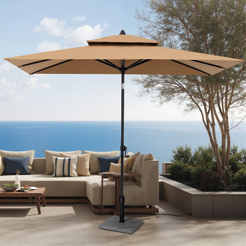 45LBS Outdoor Patio Square Concrete Market Umbrella Base Stand