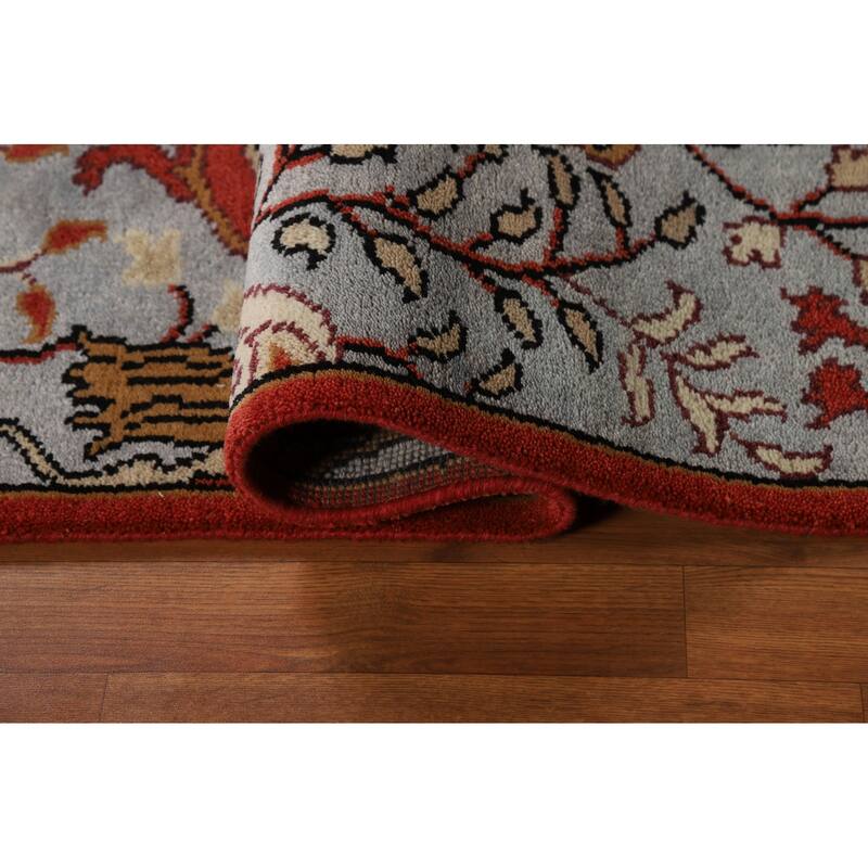 Animals Pictorial Ziegler Indian Runner Rug Hand-Knotted Wool Carpet - 2'7"x 8'0"
