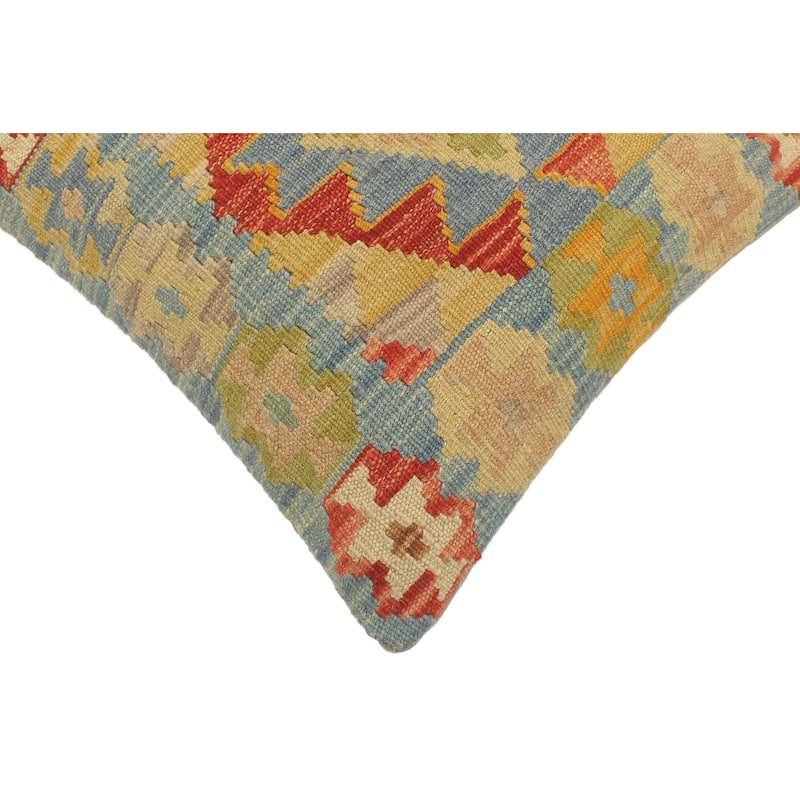 Boho Chic Turkish Do Hand Woven Kilim Pillow
