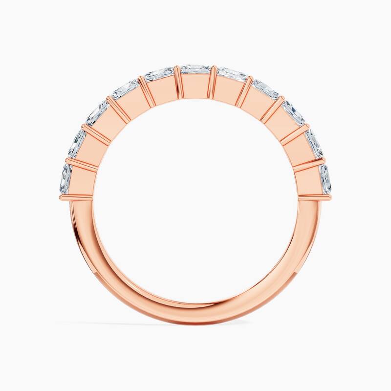 Auriya 14k Gold Radiant East-West Lab Grown Diamond Half Eternity Band 1.10 - 3.75 ct. tw. (F-G, VS)