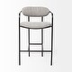 preview thumbnail 13 of 33, Parker Brown Faux-Leather Seat with Gold Metal Frame Bar Stool