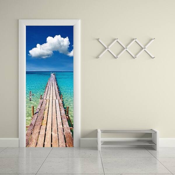 Shop Chezmax 3d Door Mural Art Sticker Removable Self Adhesive