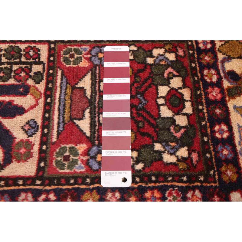 ECARPETGALLERY Hand-knotted Kayseri Dark Red Wool Rug - 4'8 x 7'0